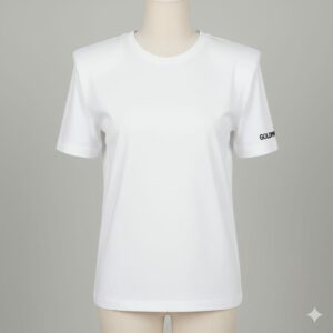 T-shirt blanc en coton